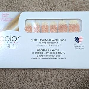 Color Street COMING UP ROSE GOLD Press On Nails 100% Real Polish
